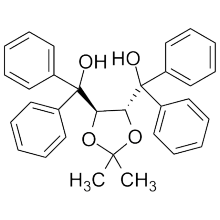 Quiral Chemical CAS No. 93379-48-7 (4R, 5R) -2, 2-Dimetil-α, α, α ′, α ′-Tetrafenil-1, 3-Dioxolano-4, 5-Dimetanol